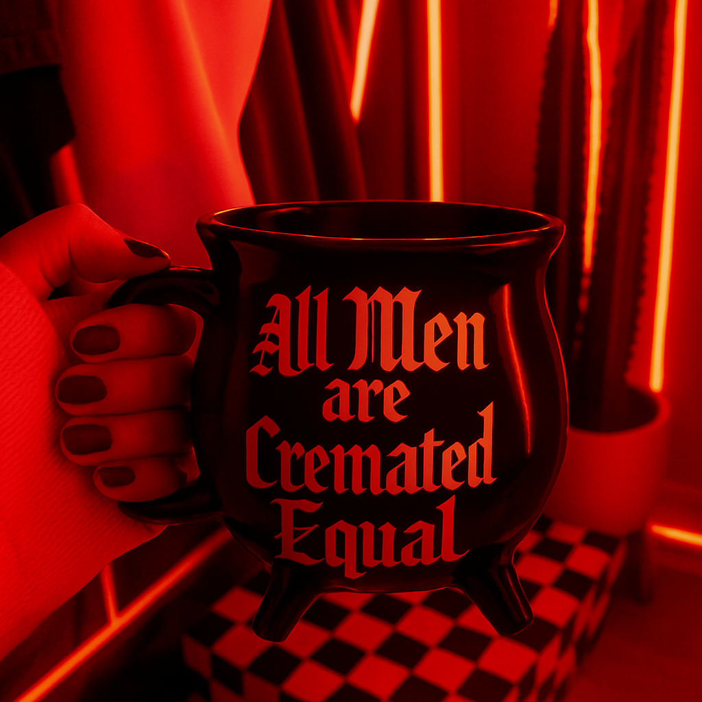 All Men are Cremated Equal Cauldron Mug