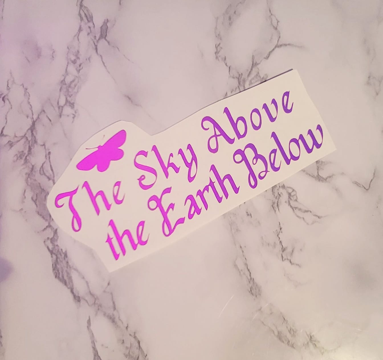 Sky Above Sleepy Vinyl Decal