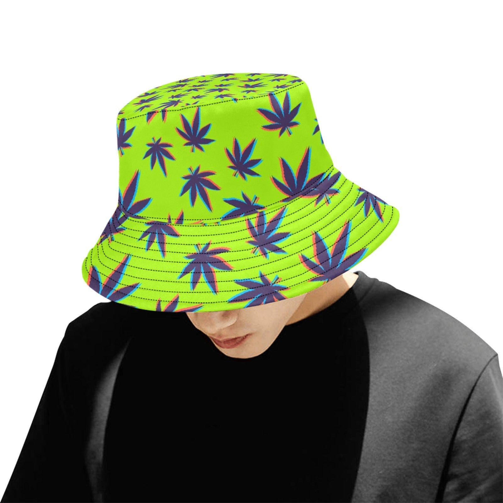 Weed Leaf 420 Unisex Summer Bucket Hat