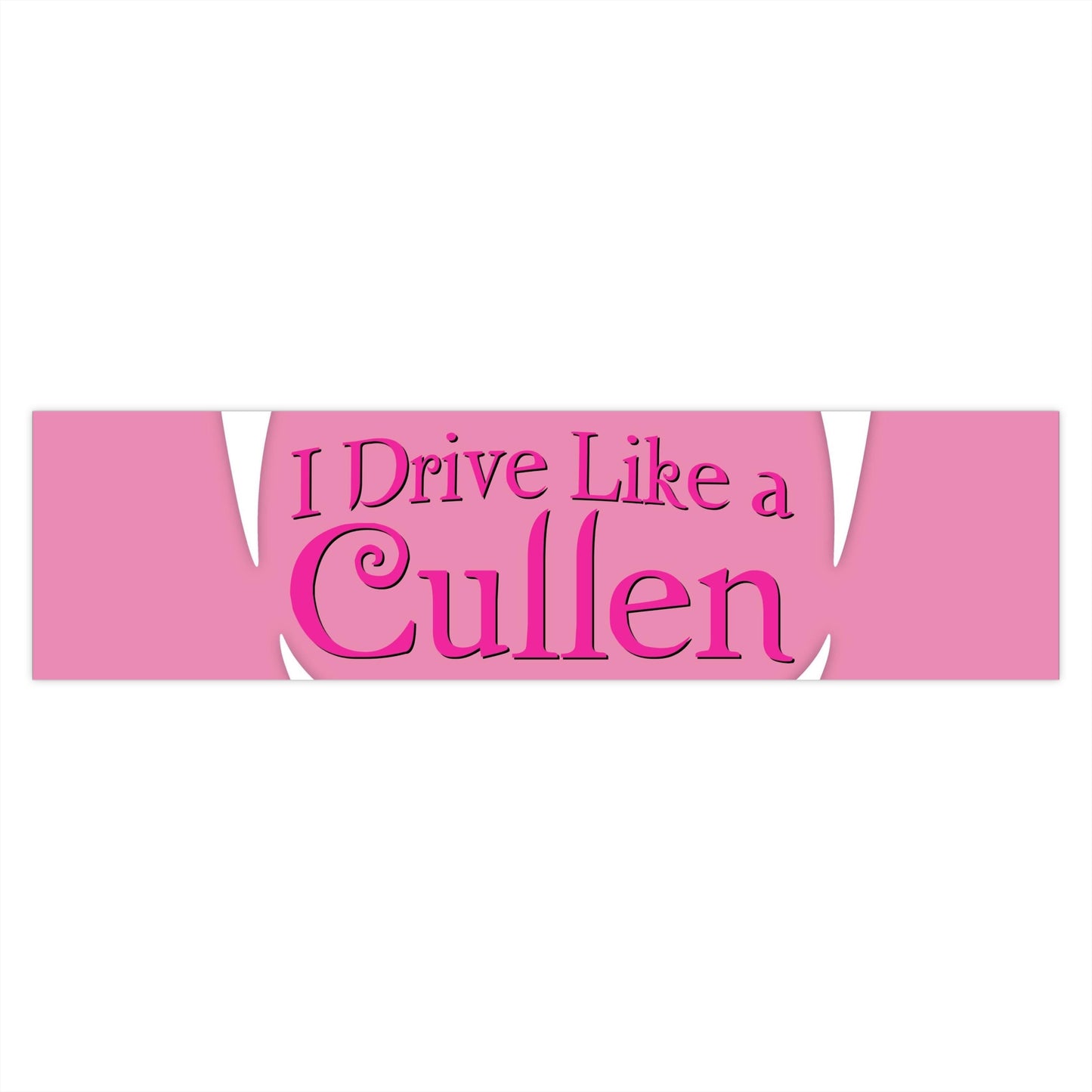 I Drive Like a Cullen Bumper Stickers Teen Goth Car Accessories