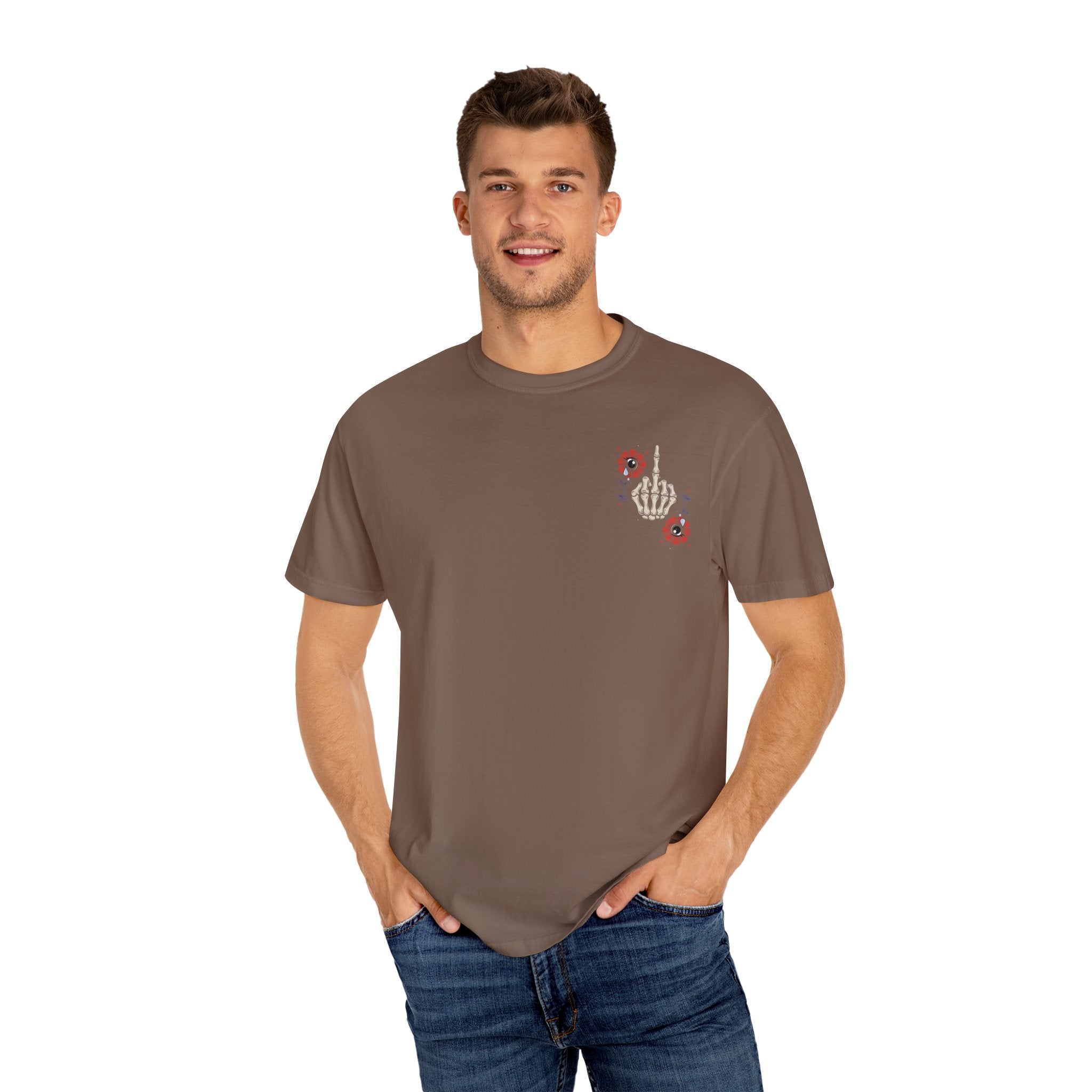 Really Bad Vibes Only Crying Flowers - Comfort Colors Tee