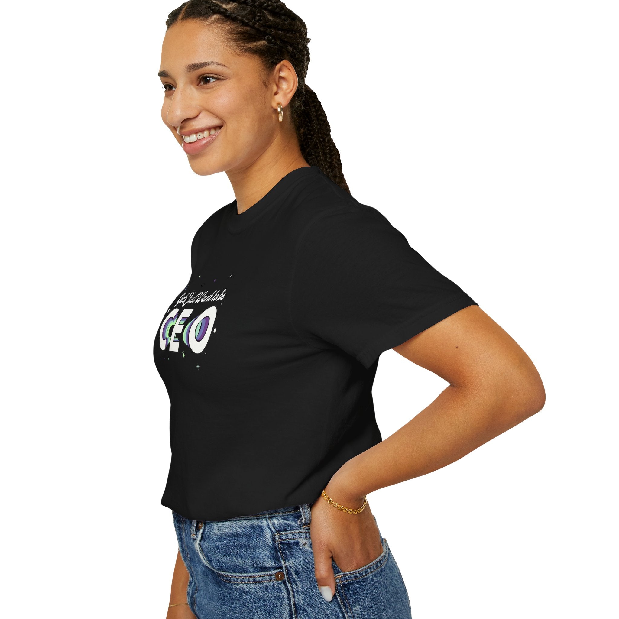 Girls Just Want to be CEO - Comfort Colors Tee