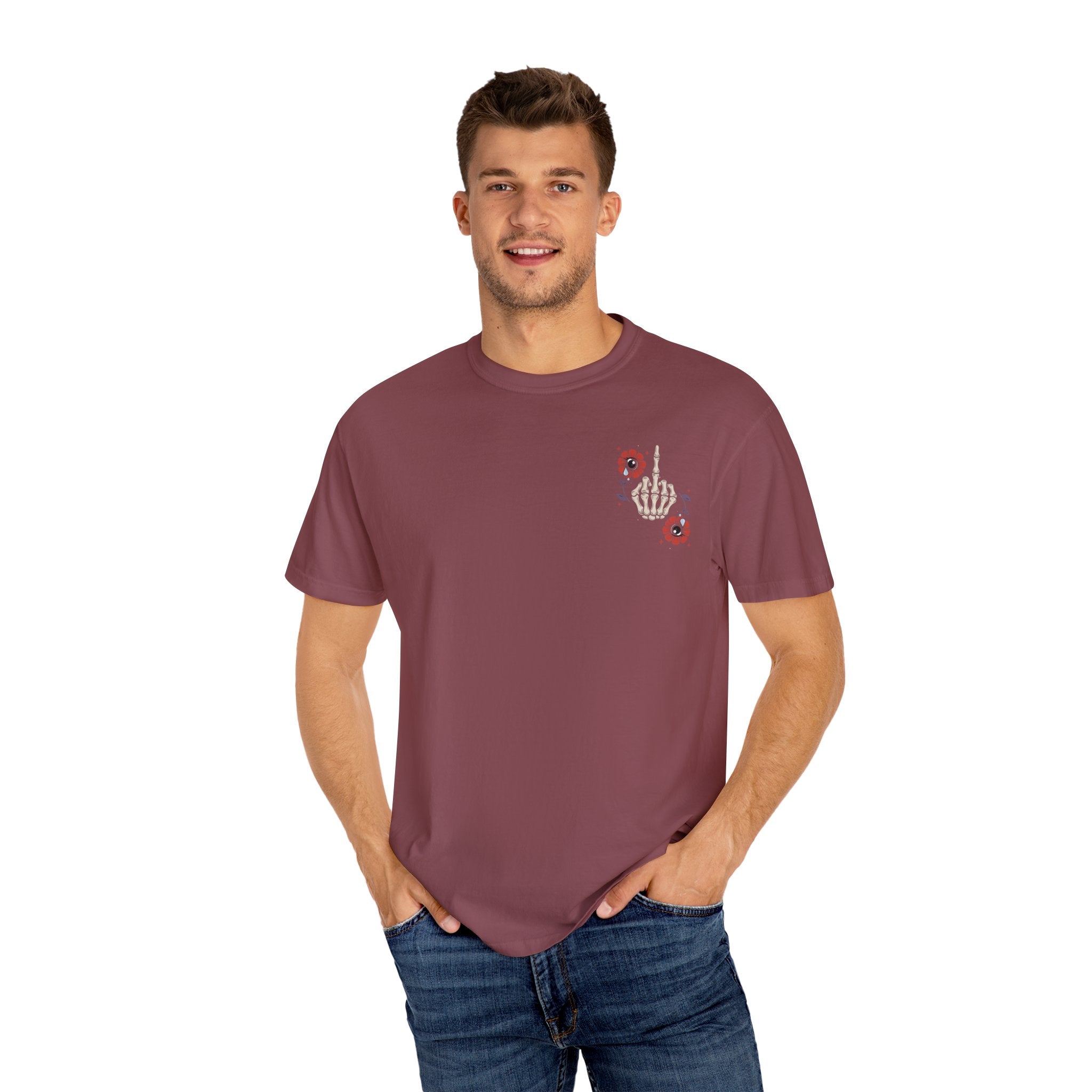 Really Bad Vibes Only Crying Flowers - Comfort Colors Tee
