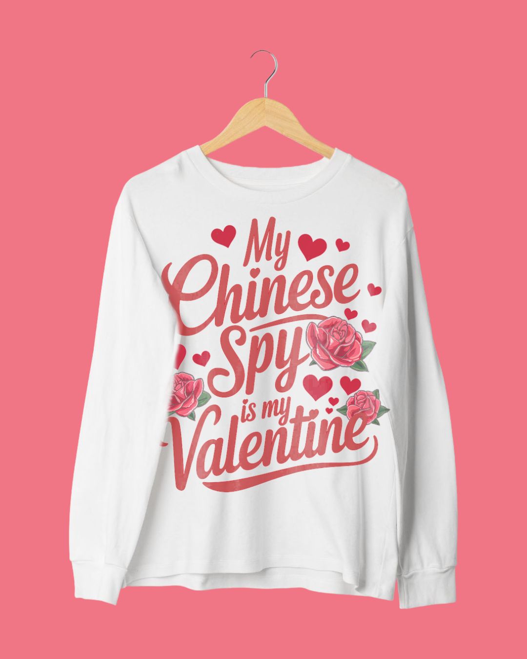 My Chinese Spy Valentine Sweater