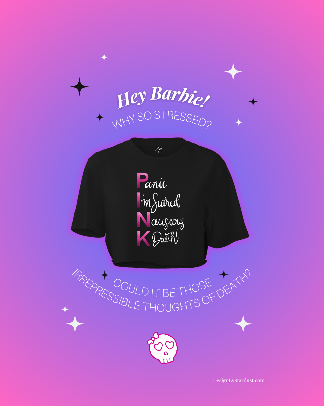 P.I.N.K. Death Goth Barbie Tee PRE-ORDER