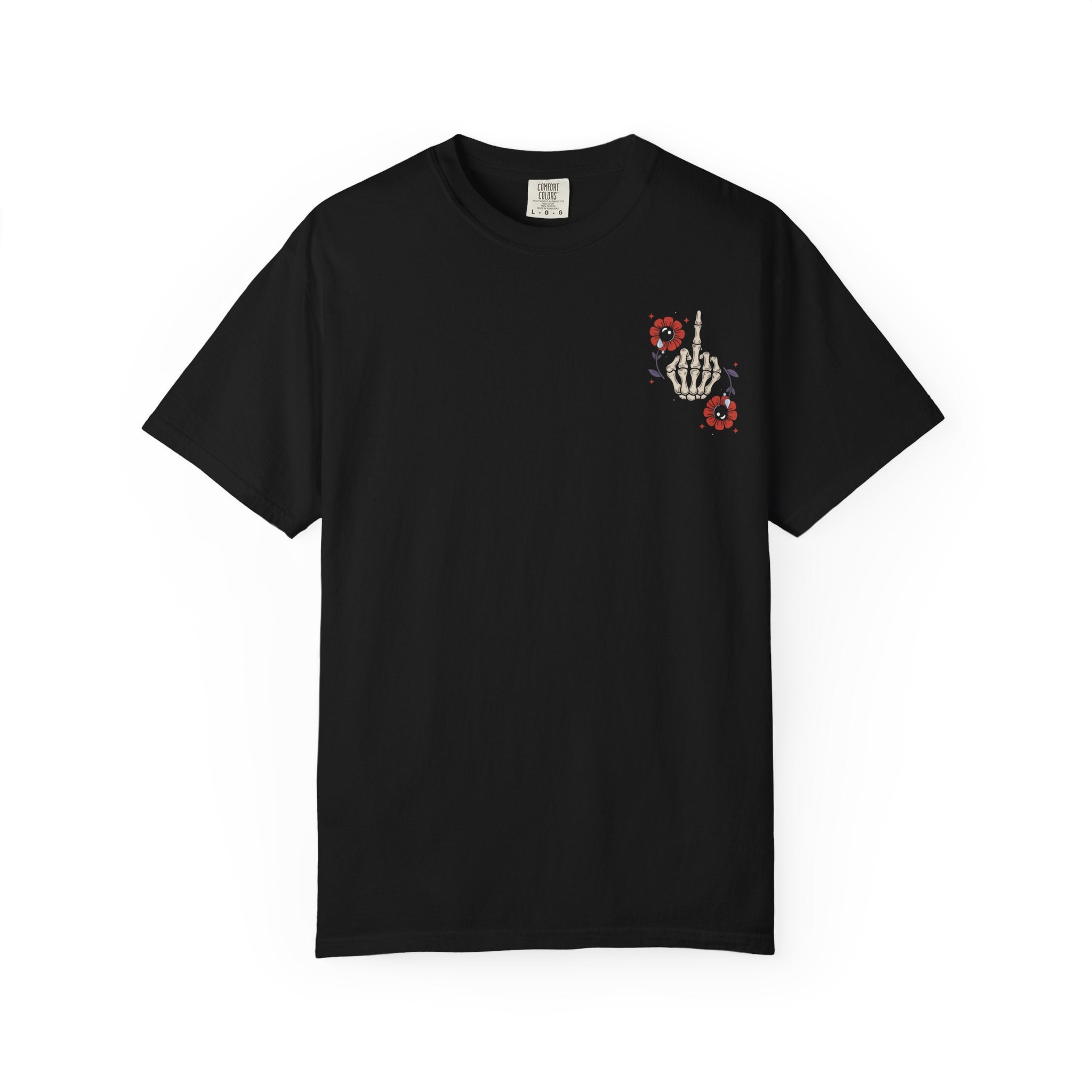 Really Bad Vibes Only Crying Flowers - Comfort Colors Tee