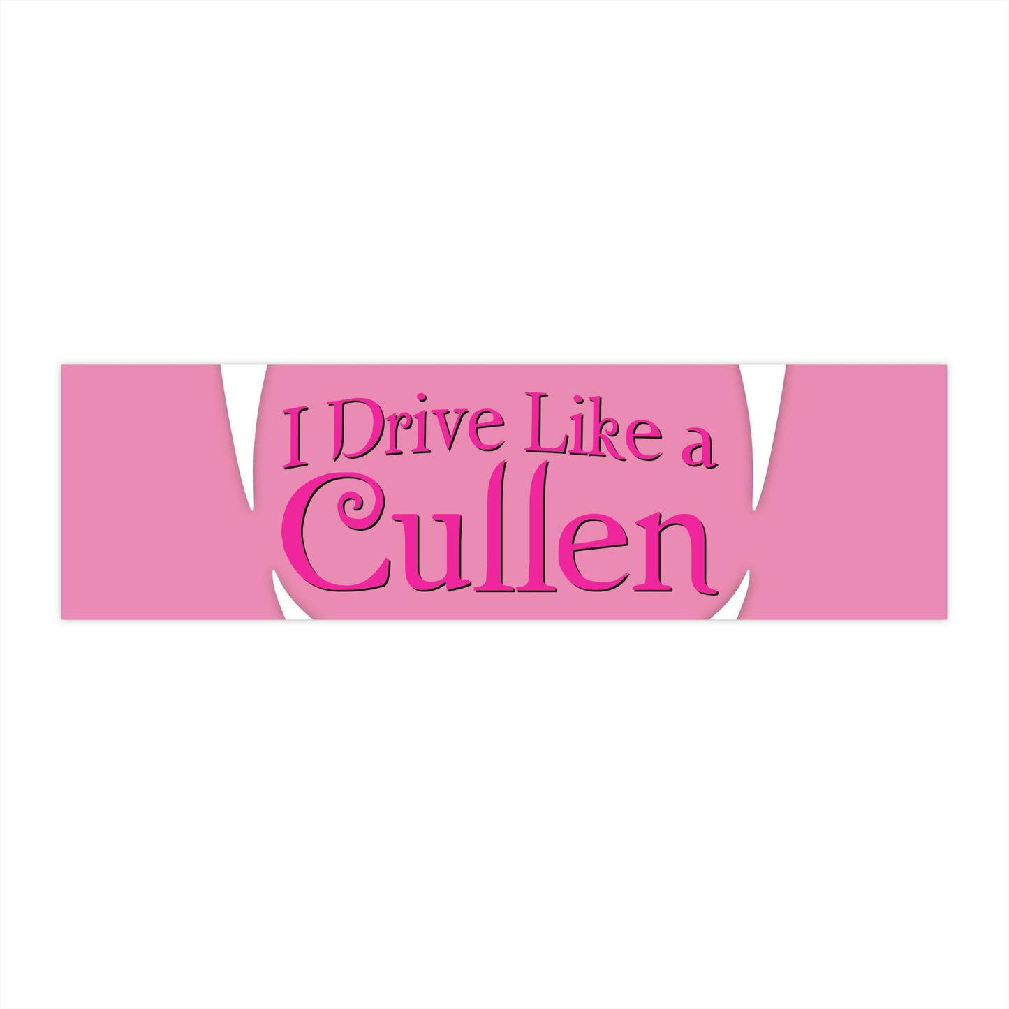 I Drive Like a Cullen Bumper Stickers Teen Goth Car Accessories