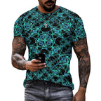 Men's Slander All-Over Fitted Rave Shirt Super Soft Breathable Sweat-Proof Odor-Resistant Music Festival Tee