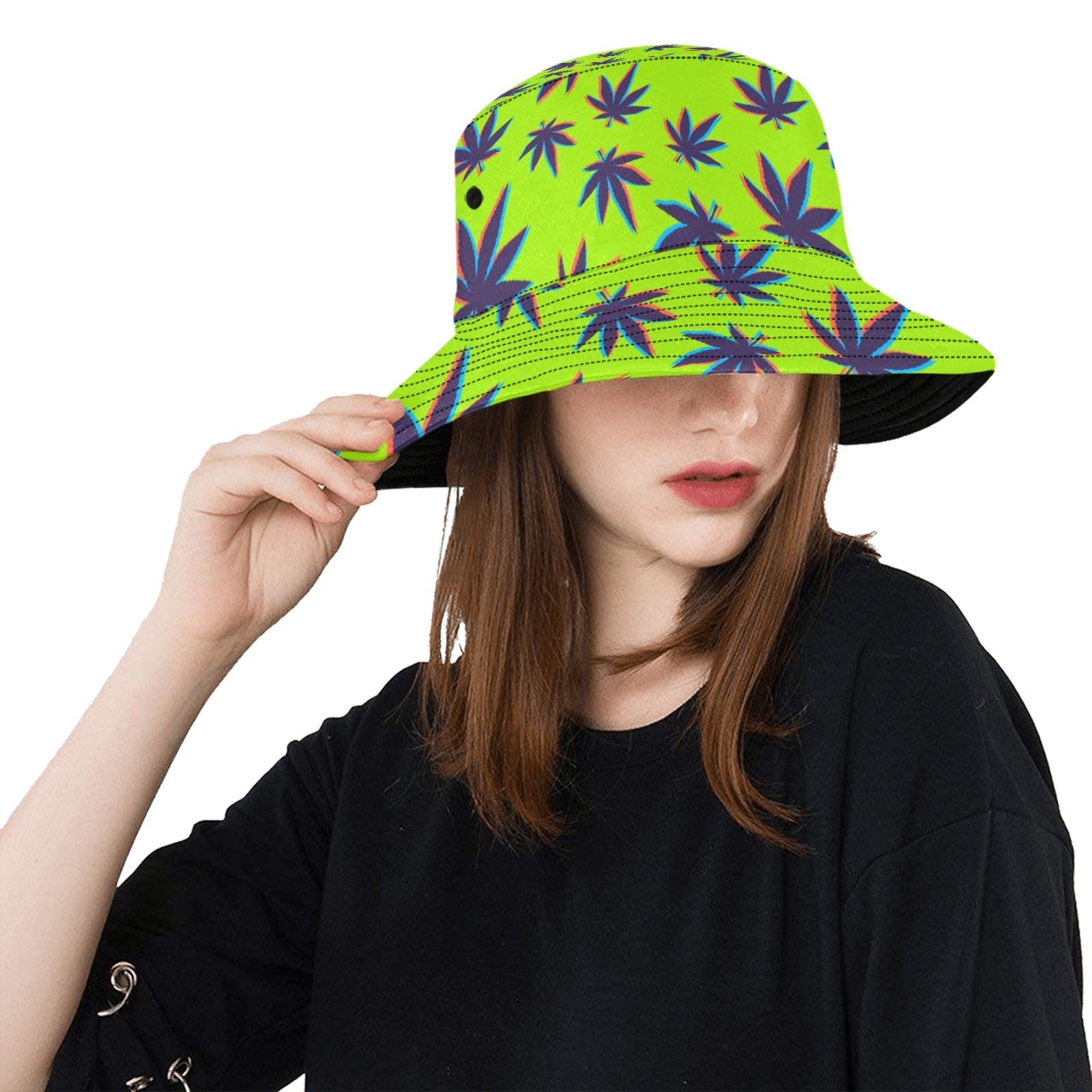 Weed Leaf 420 Unisex Summer Bucket Hat