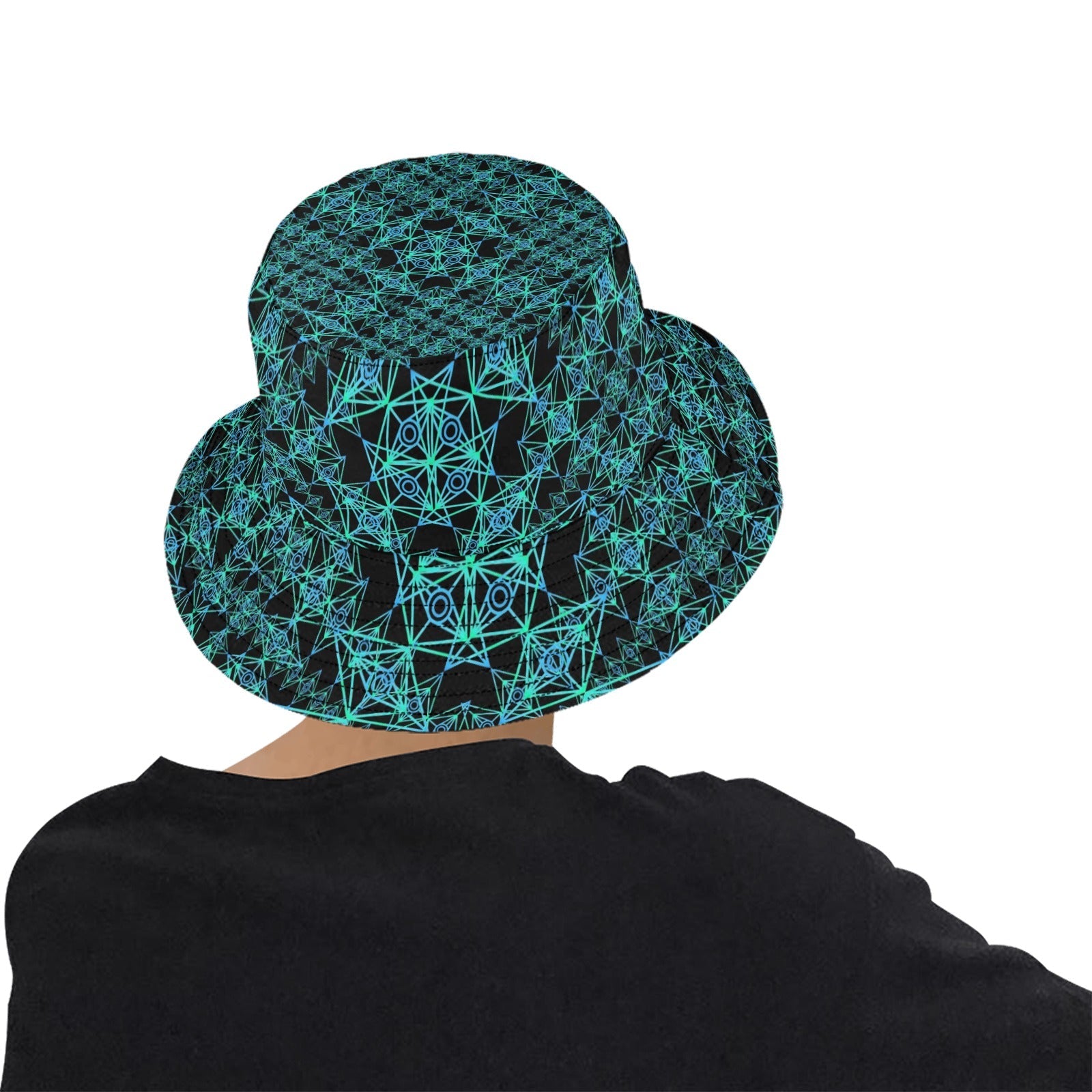 Slander All Over Kaleidoscopic Unisex Summer Bucket Hat