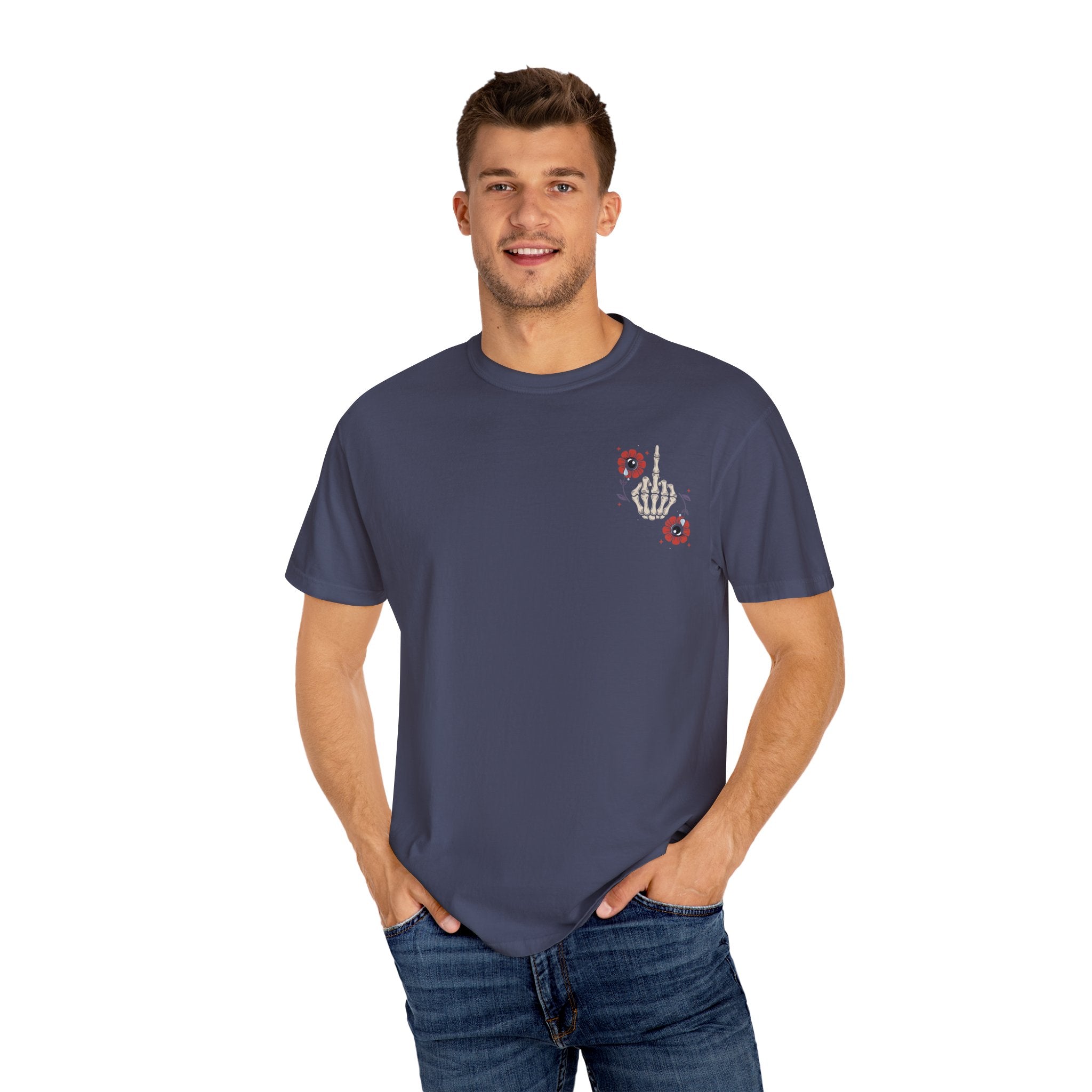 Really Bad Vibes Only Crying Flowers - Comfort Colors Tee