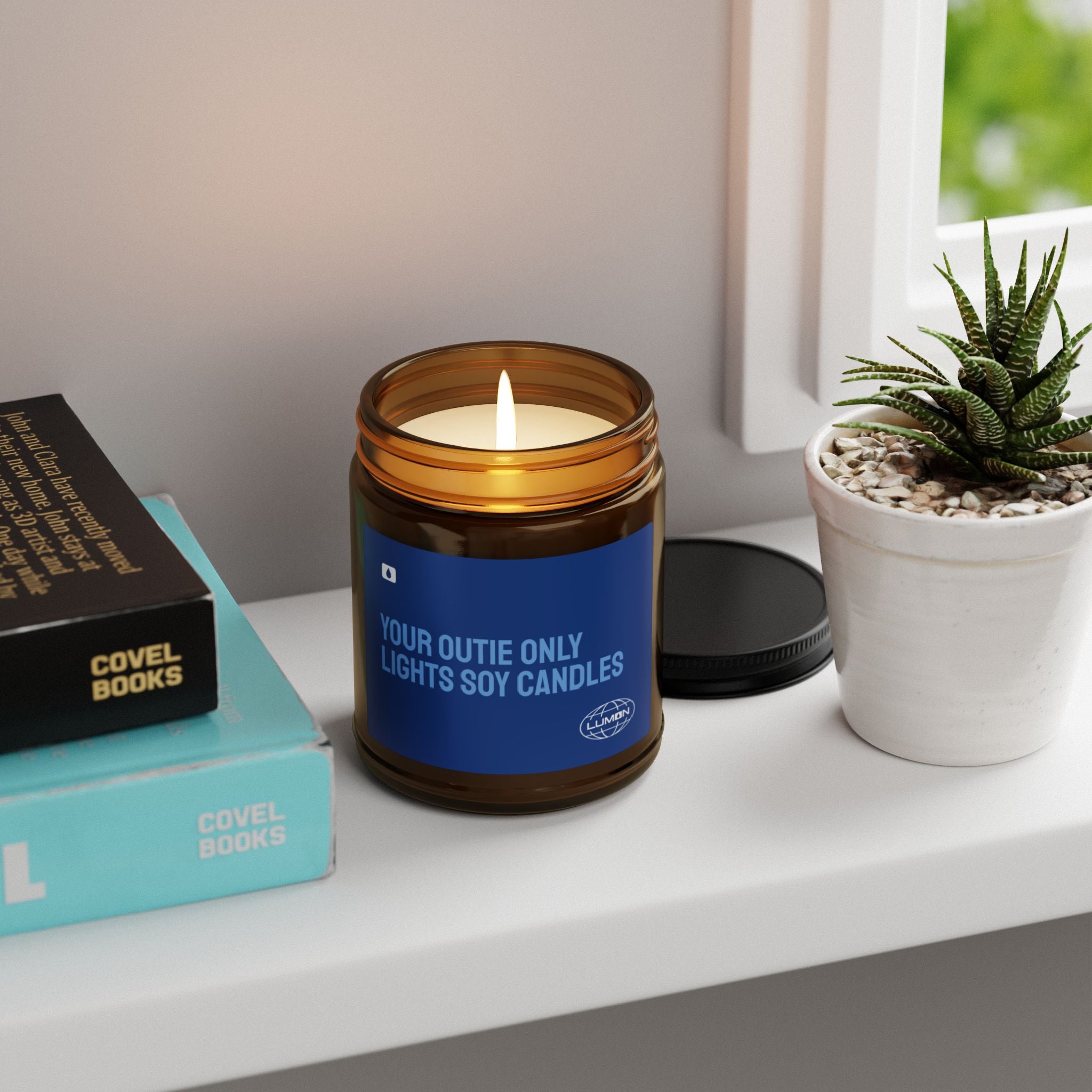 Your Outie Only Lights Soy Candles | Severance 9oz Amber