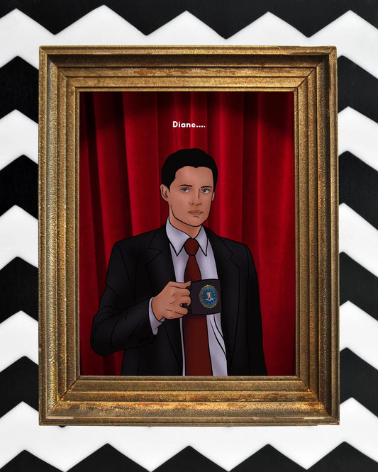 Dale Cooper Fan Art Fine Print