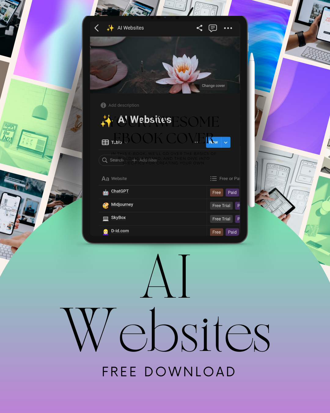 AI Websites - Notion Freebie