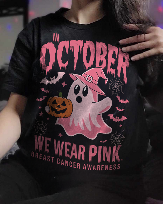 Breast Cancer Halloween Tee