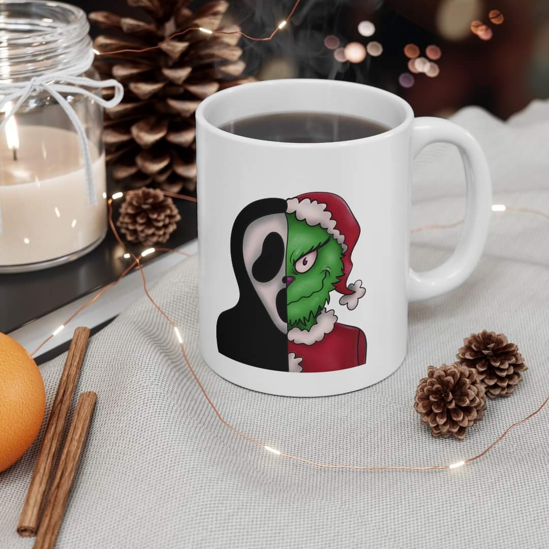 Ghostface Grinch Mug