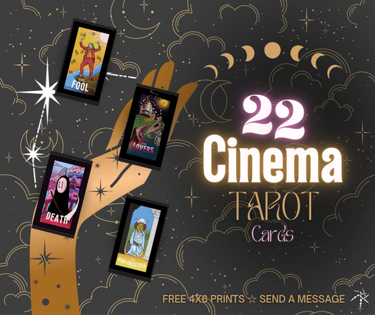 4X6 Prints of the Cinema Tarot Cards