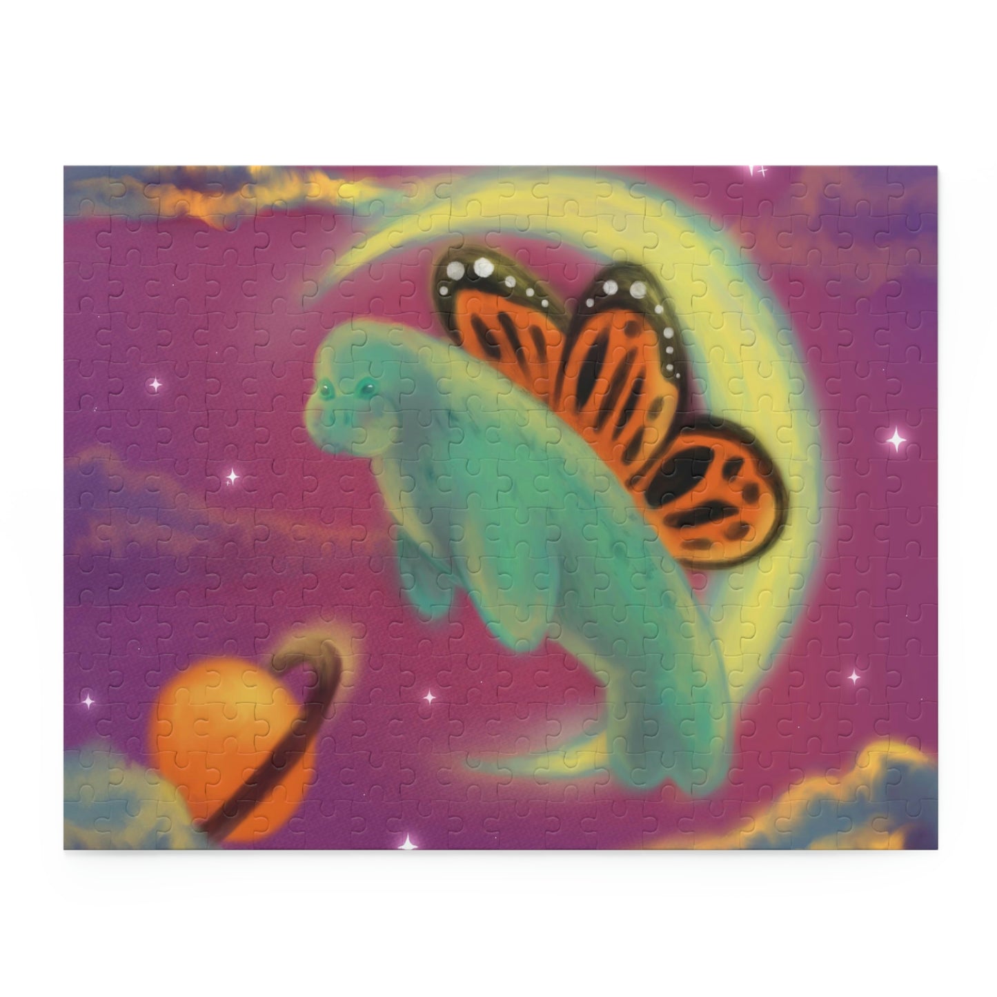 Beautiful Butterfly Manatee Puzzle 252 Pieces