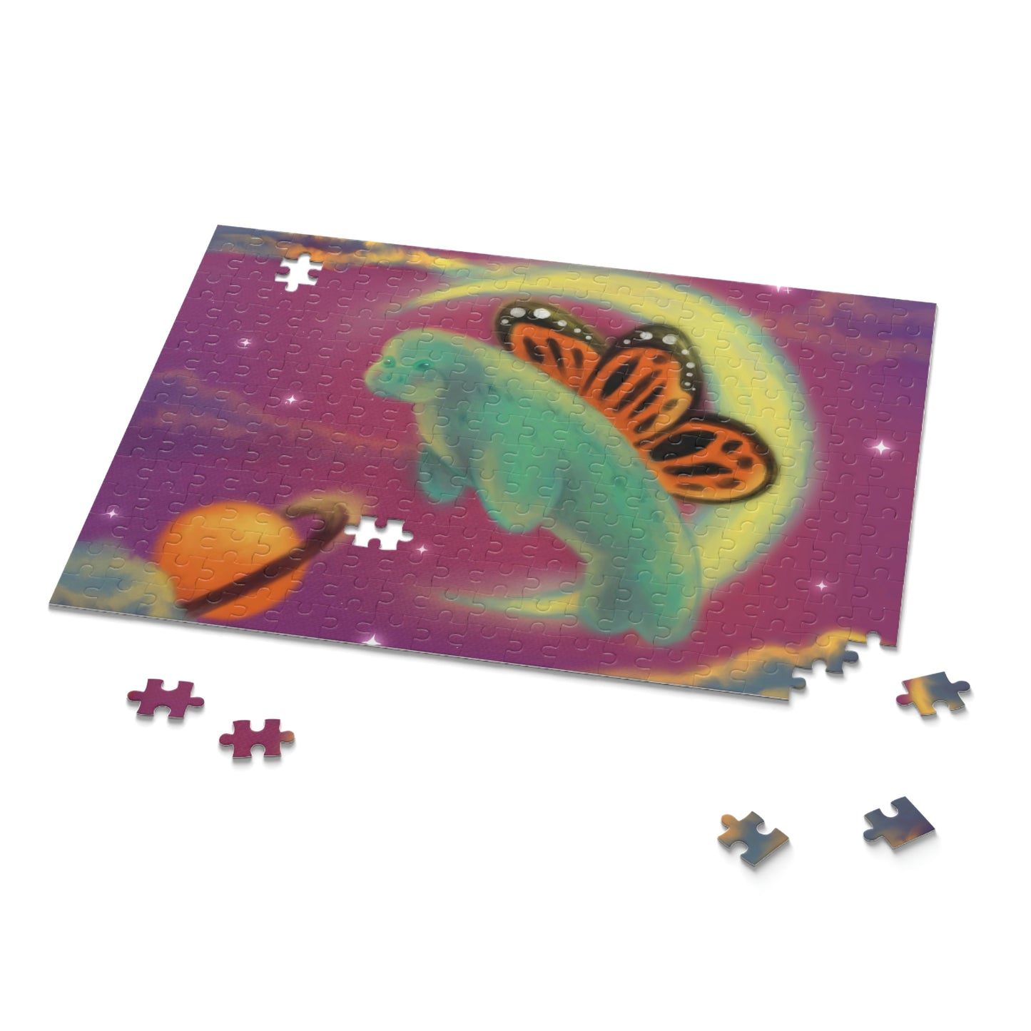 Beautiful Butterfly Manatee Puzzle 252 Pieces