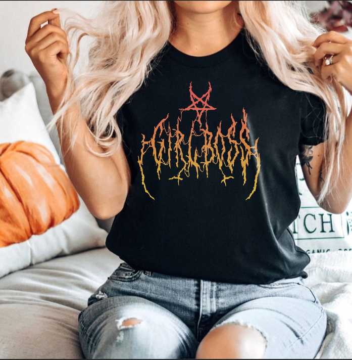 GirlBoss Death Metal T-Shirt Stardust Merch